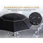 Quality umbrella rain women men windproof double layer sun 3-folding 112cm umbrella male female man travel umbrella