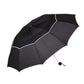 Quality umbrella rain women men windproof double layer sun 3-folding 112cm umbrella male female man travel umbrella