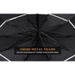Quality umbrella rain women men windproof double layer sun 3-folding 112cm umbrella male female man travel umbrella