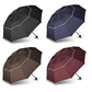 Quality umbrella rain women men windproof double layer sun 3-folding 112cm umbrella male female man travel umbrella