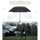 Quality umbrella rain women men windproof double layer sun 3-folding 112cm umbrella male female man travel umbrella