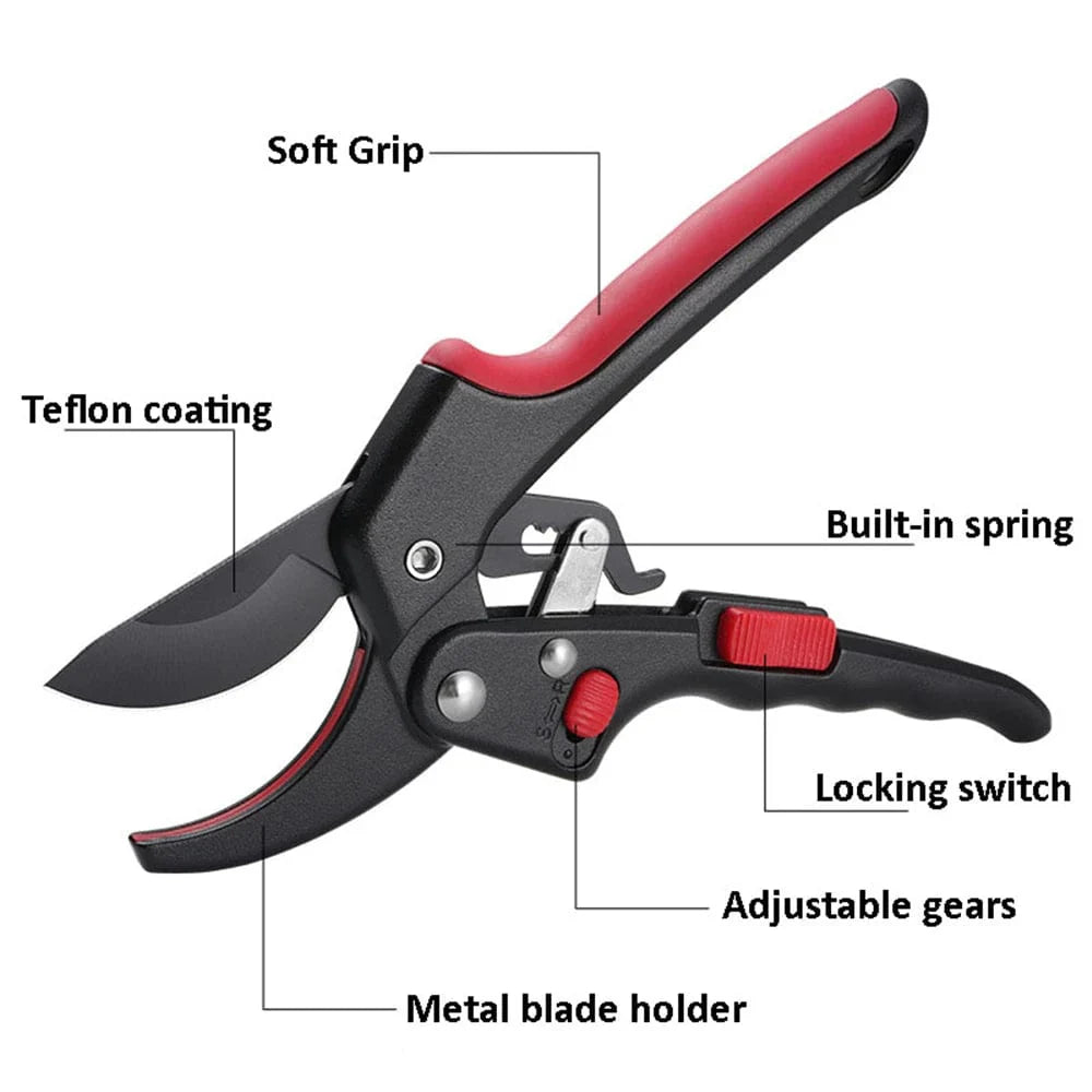 Ratschen Skip Garten Schnittschere SK5 Stahl Scheren Garten Pflanze Scherben Astschneider Trimmer Werkzeuge Dropshipping