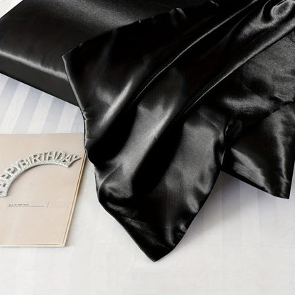 2pcs Satin-Kissenbezug, weiche und glatte Textur, Satin einfarbige Umschlagkissenbezüge, reduzieren Haarbruch, verhindern Falten