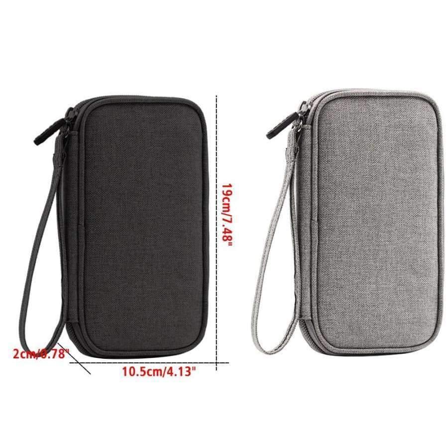 Reise-Kabel Aufbewahrungstasche Festplatten-Organizer für Handy Ohrhörer Powerbank Oxford-Stoff USB Elektronik Zubehör Tasche