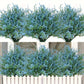 10 Bündel Künstliche Lavendelblumen Außen UV-beständige Fake Blumen Kein Verblassen Falsche Plastikpflanzen Garten Veranda Fensterbank Dekoration Innen Außen Hängender Pflanzer Zuhause Küche Büro Hochzeit Garten Dekor