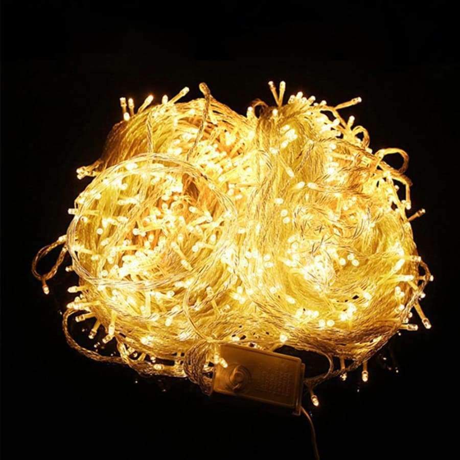 SXZM 10M 20M 30M 50M 100M LED Lichterkette Fairy light Feiertagsdeko AC220V 110V Wasserdichtes Außenlicht mit Controller