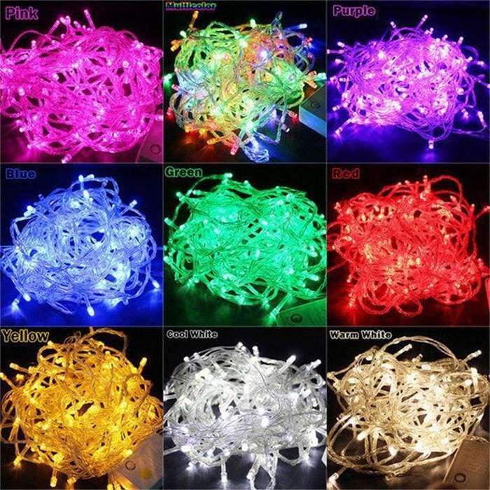 Wasserdichte Outdoor Home 10M 20M 30M 50M 100M LED Lichterkette Weihnachtsfeier Hochzeit Feiertagsdekoration Girlandenlicht