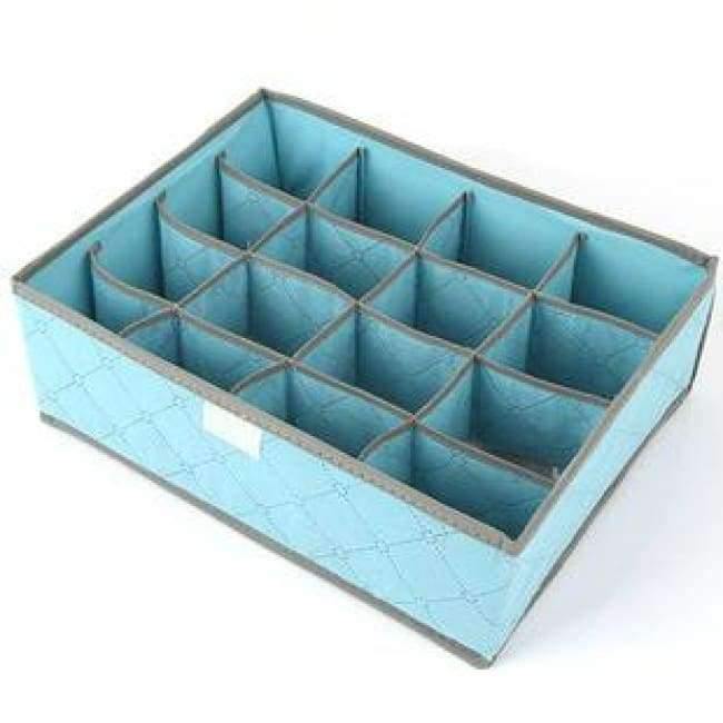 Unterwäsche-Organisation Vliesfaltbare Speicherbox für BHs, Socken und Unterwäsche, verschiedene Fächer, Haushaltsorganisator