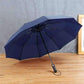 New large strong fashion windproof men's gentle foldable compact fully automatic rain high-quality Pongee umbrellas
