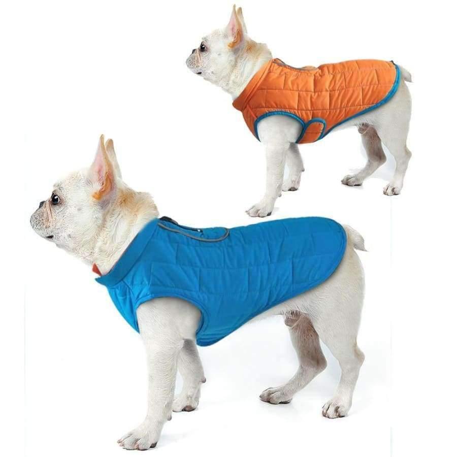 Kleidung Französische Hundejacke Winter Haustierbekleidung Wasserdicht Reflektierender Mantel ropa para perro Für Kleine Mittlere Große Große Hunde