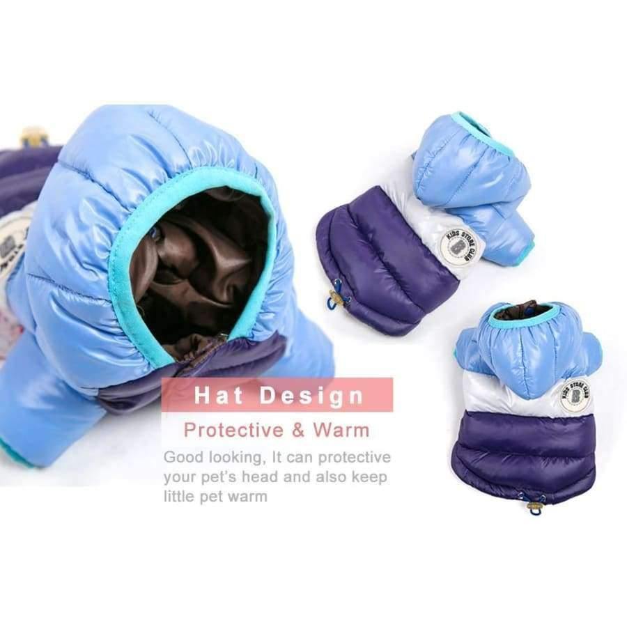 Winter Haustier Hund Kleidung Warme Daunenjacke Wasserdicht Mantel S-XXL Hoodies für Chihuahua Kleine Mittelgroße Hunde Welpe PETASIA