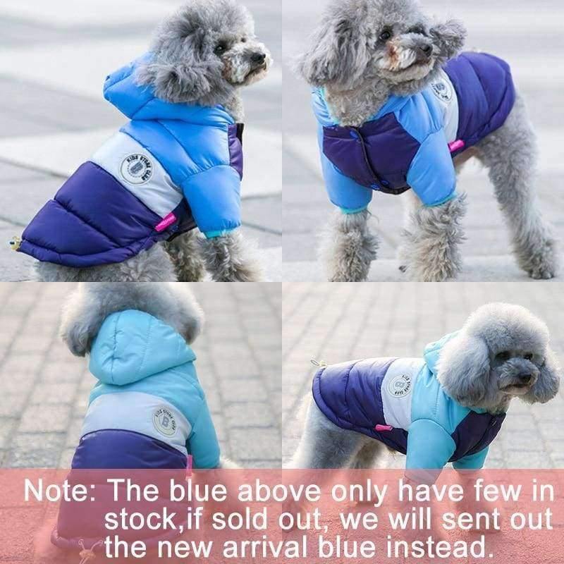 Winter Haustier Hund Kleidung Warme Daunenjacke Wasserdicht Mantel S-XXL Hoodies für Chihuahua Kleine Mittelgroße Hunde Welpe PETASIA