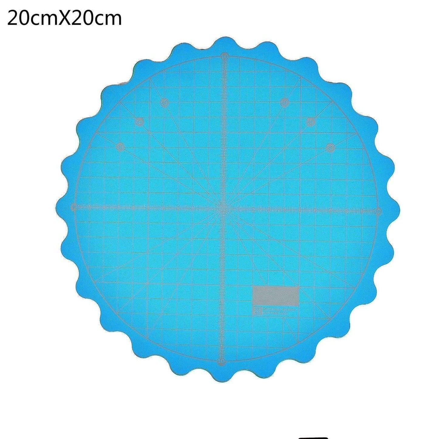 Self-healing rotary cutting mat for office supplies, school, quilting, paper crafts, clay crafts, arts and crafts size 8 inches (20cmX20cm)