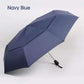 Windproof Umbrella for Men Quality Double Canopy Foldable Automatic Umbrella Rain Women Travel Compact Umbrella Wholesale
