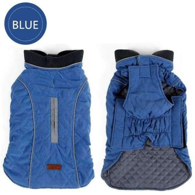 Qualität Hundekleidung Gep quilteter Hundemantel Wasserabweisend Winter Hund Haustierjacke Weste Retro Gemütlich Warm Haustier Outfit Kleidung Große Hunde