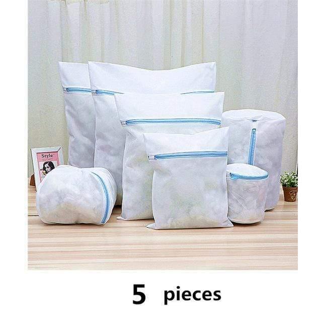 1 Set Mesh Waschmaschine Wäschebeutel mit mehreren Stilen zum Waschen von Kleidung Faltbare Unterwäsche BH Socken Wäschewaschbeutel Set