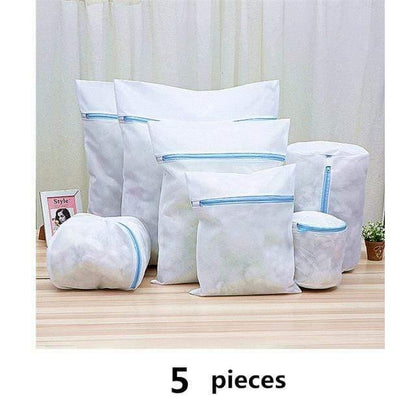 1 Set Mesh Waschmaschine Wäschebeutel mit mehreren Stilen zum Waschen von Kleidung Faltbare Unterwäsche BH Socken Wäschewaschbeutel Set