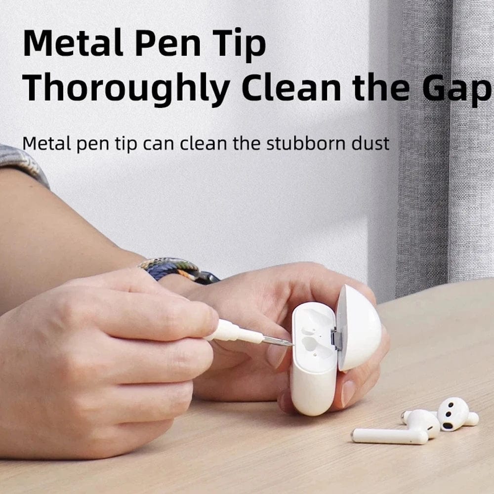 Bluetooth-Ohrhörer-Reinigungswerkzeug für Airpods Pro 3 2 1 Haltbares Ohrhörer-Case-Reinigungsset Reinigungsbürstenstift für Xiaomi Airdots 3Pro