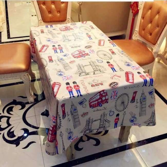 PVC Tischdecke Wasserdicht Rechteckige Plastik Picknickdecke für Teetisch Heimtextilien Mode Liebe Festlich Rot MJ033