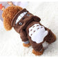 Hundebekleidung für kleine Hunde Weiche Winterhaustierkleidung für Hundebekleidung Winter Chihuahua Kleidung Cartoon Haustier Outfit 22-23S1