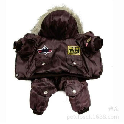 Winter Warm Dick Für Große Kleine Hund Haustier Kleidung Gepolsterter Kapuzenanzug Hosen Bekleidung XS-5XL Heiß Neuankömmling Kostenloser Versand