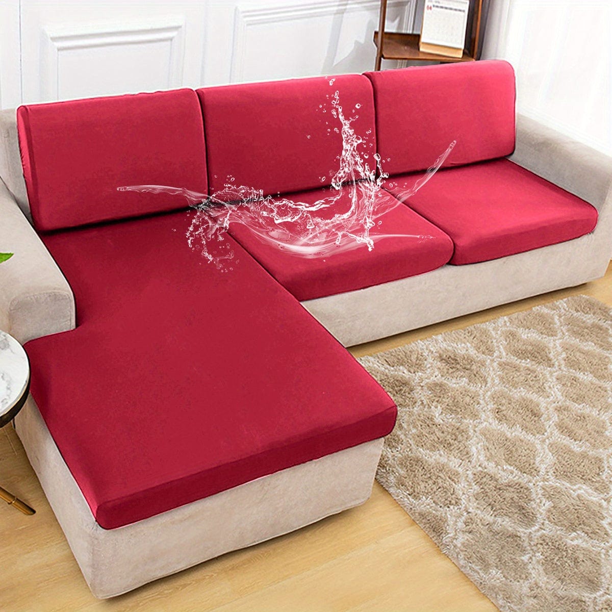 1 Stück Stretch-Wasserabweisender Stoff Sofa Überwurf Schlafzimmer Sofa Bezug Möbel Schutz Für Büro Wohnzimmer Wohnkultur