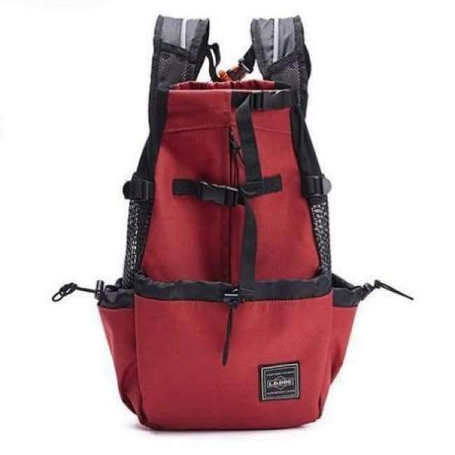 Hundetasche Träger Haustier Hund Rucksack für große mittelgroße kleine Hunde Atmungsaktive Reise Hundeträger für Reiten Wandern S-XL