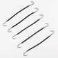 5 pieces ponytail elastic bands with hooks for women girls hair ties hair accessories styling tools holders bungee bands