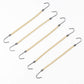 5 pieces ponytail elastic bands with hooks for women girls hair ties hair accessories styling tools holders bungee bands