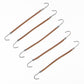 5 pieces ponytail elastic bands with hooks for women girls hair ties hair accessories styling tools holders bungee bands