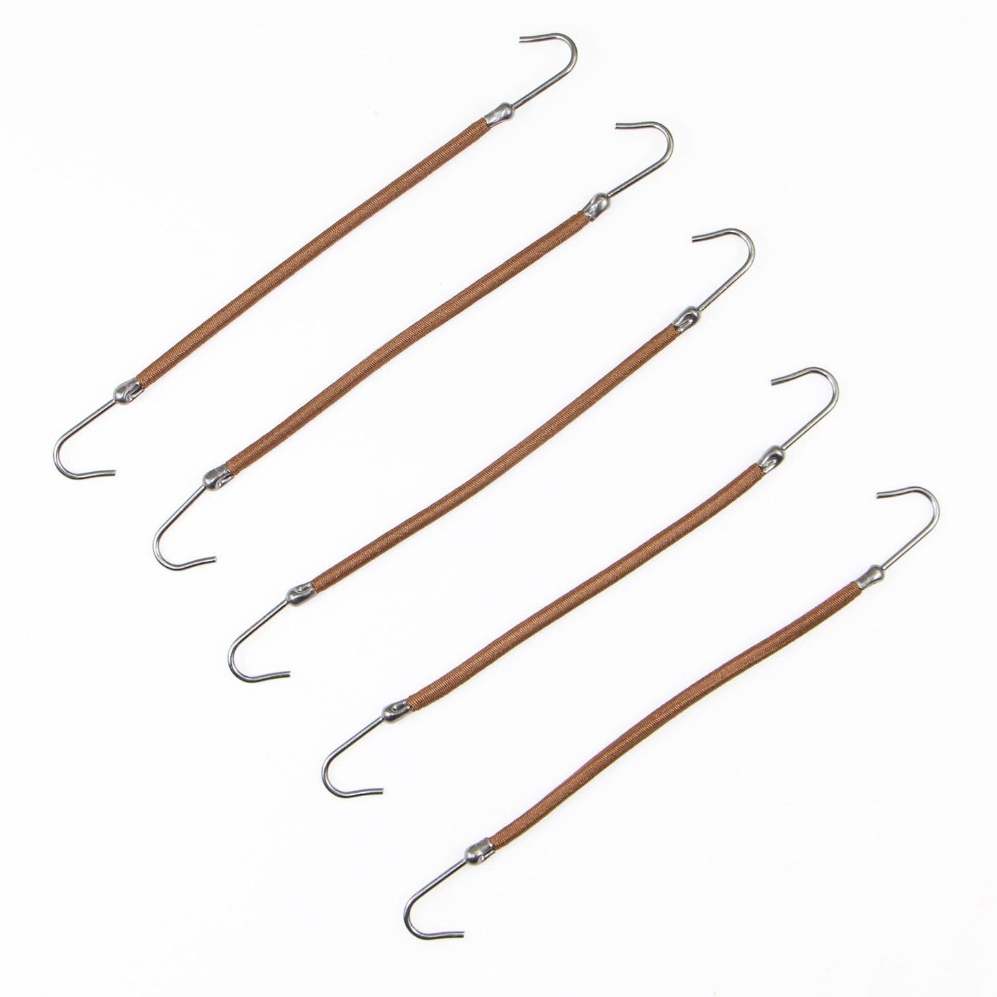 5 pieces ponytail elastic bands with hooks for women girls hair ties hair accessories styling tools holders bungee bands