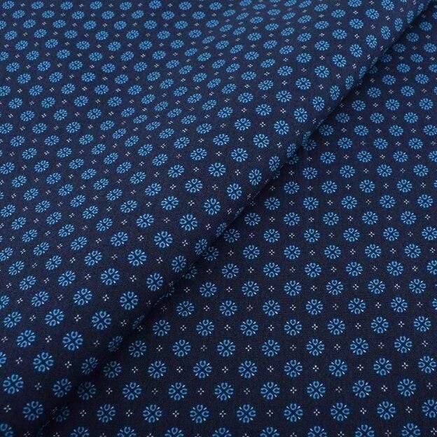 Chainho, Geometric Patterns, Printed Solid Color Cotton Fabric, DIY Quilting & Sewing Poplin Material for Baby & Children's Clothes, Shirt, Skirt