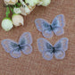 10/12 pieces   Lace Butterfly  Multicolor Fabric Embroidery Patch  Sew On Polyester DIY Patch  L0919