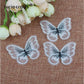 10/12 pieces   Lace Butterfly  Multicolor Fabric Embroidery Patch  Sew On Polyester DIY Patch  L0919