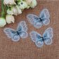 10/12 pieces   Lace Butterfly  Multicolor Fabric Embroidery Patch  Sew On Polyester DIY Patch  L0919