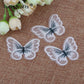 10/12 pieces   Lace Butterfly  Multicolor Fabric Embroidery Patch  Sew On Polyester DIY Patch  L0919