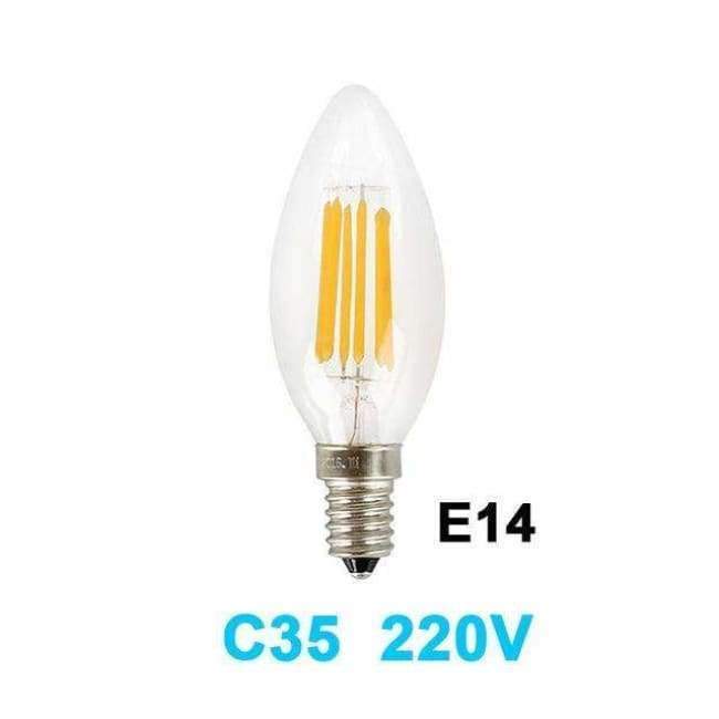 Gitex Antike LED E27 Glühbirne Retro Lampe 220V 2W 4W 6W 8W LED Filament Licht E14 Glas Ball Bombillas LED Glühbirne Edison Kerzenlicht