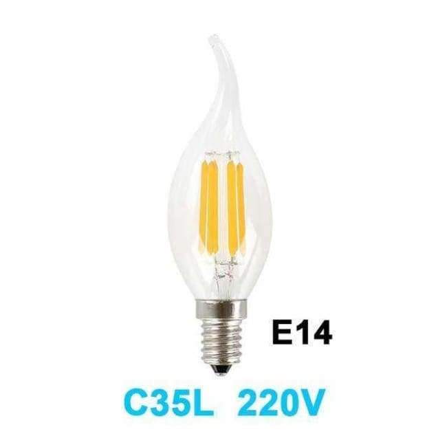 Gitex Antike LED E27 Glühbirne Retro Lampe 220V 2W 4W 6W 8W LED Filament Licht E14 Glas Ball Bombillas LED Glühbirne Edison Kerzenlicht