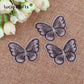 10/12 pieces   Lace Butterfly  Multicolor Fabric Embroidery Patch  Sew On Polyester DIY Patch  L0919
