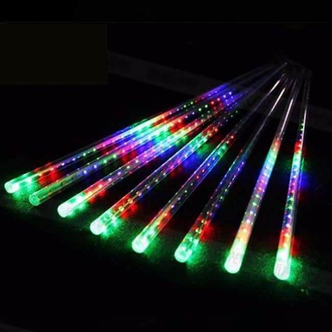 Wasserdicht 50cm 8-Rohr Urlaub Meteor Dusche Regen LED Lichterkette für Innen- und Außengärten Xmas Weihnachtsfeier Dekoration Baum