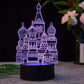 Kreatives dekoratives Nachtlicht 3D neue LED Tischlampe Mode Styling Geschenk Nachtlicht