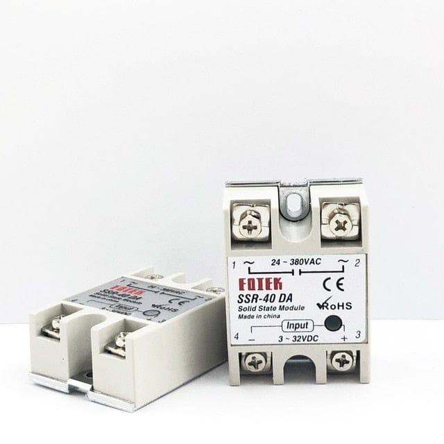REX-C100 Digital PID Temperature Controller Thermostat SSR Output + Max. 40A SSR Relay + K Thermocouple Probe High Quality