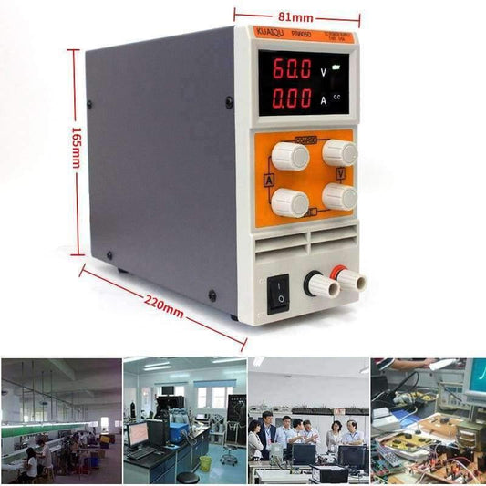 Laborgerät Stromversorgung PS605DM 60V 5A Einphasen einstellbare SMPS Digitalspannungsregler 0.1V 0.01A DC-Stromversorgung