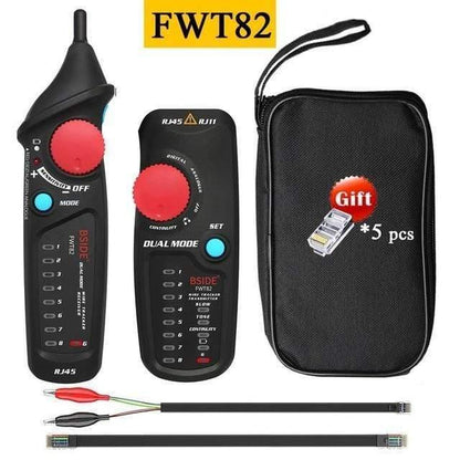 Network Cable Tracker Tester BSIDE FWT82 81 RJ45 RJ11 Telephone Cable Toner Ethernet LAN Tracer Analyzer Detector Line Finder