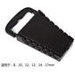 16 Slot Standard Key Clip Holder Plastic Rail Tray Wrench Rack Storage Tool Organizer Bag Garage Wrench Holder 7-22mm