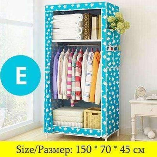Actionclub Minimalistisch Moderne Vliesstoff Kleiderschrank Baby Aufbewahrungsschrank Faltender Stahl individueller Schrank Schlafzimmer Möbel