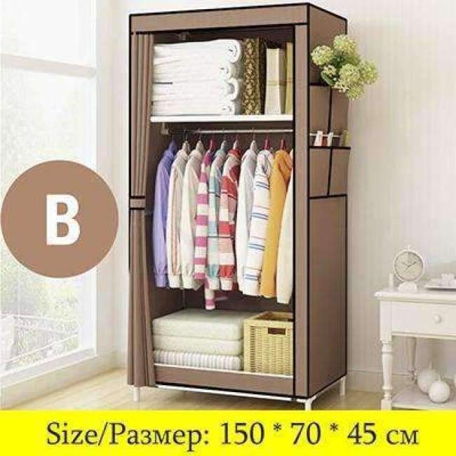 Actionclub Minimalistisch Moderne Vliesstoff Kleiderschrank Baby Aufbewahrungsschrank Faltender Stahl individueller Schrank Schlafzimmer Möbel