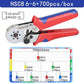 Tubulare Terminal Crimping Tools Mini Electric Pliers HSC8 6-4A/6-4 0.25-10mm² 23-7AWG 6-6 0.25-6mm² High Precision Clamp Sets