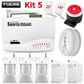 FUERS Wireless GSM Intrusion Alarm System Smart Home Garage Door Detector Motion Sensor Russia Voice Security Protection Auto-Dial DIY