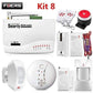 FUERS Wireless GSM Intrusion Alarm System Smart Home Garage Door Detector Motion Sensor Russia Voice Security Protection Auto-Dial DIY